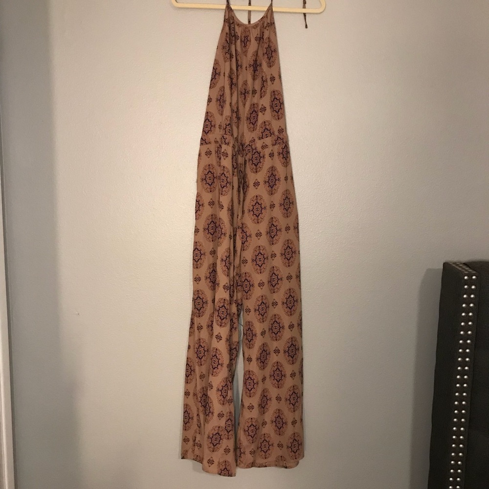 Paisley brown romper